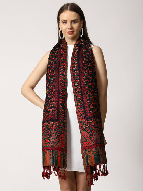 Women's Jamawar Wool Stole